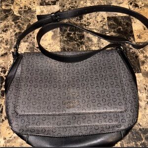 Guess by Pattern Gray Crossbody Bag